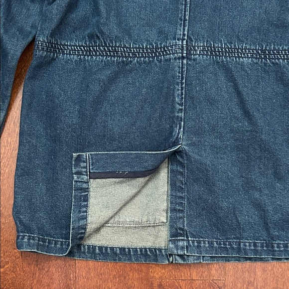 Unpublished Anthropologie Morgan Military Utility Denim Jean Jacket, Size S - Picture 10 of 14